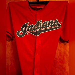 Cleveland Indians button down jersey 
Santana 41